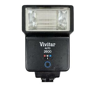 Vintage Vivitar 2600 Auto Flash Standard Hot Shoe Mount Original Box Untested